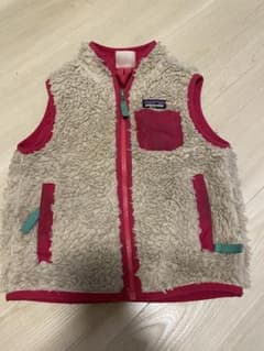 patagonia フリースベスト ピンク/ベージュのサムネイル