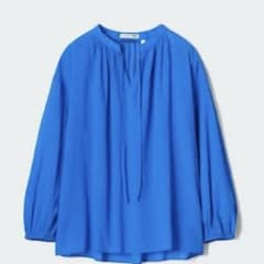 新品 UNIQLO JWANDERSONコットンシアーボリュームブラウス Sのサムネイル