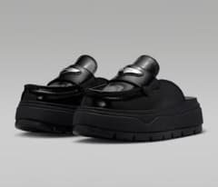 値下げ不可)NIKE エアジョーダン ミュール 25cm ブラック - メルカリ