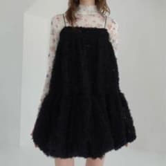 POPPY あさぎーにょ TULLE BALLOON TUNIC black - メルカリ