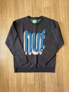 HUF ダークグレー セーター Mサイズのサムネイル