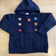 ニット　パーカー　110のサムネイル