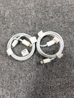 2本販売　Type-c Type-A Lightningケーブル　充電器　純正品のサムネイル