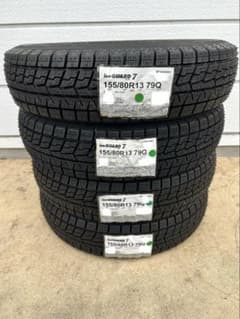 送料込☆新品ヨコハマスタッドレス☆アイスガード7☆155/80R13☆パッソ 