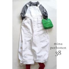 ミナペルホネン always オーバーオール 38 綿麻 デニム サロペット 白 m12668918238_1.jpg?1741758582