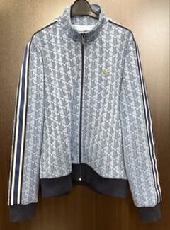 LACOSTE ラコステ モノグラムジャガードトラックジャケット ブSH1368