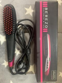 BEREZO ベレッゾカリエンテ ブラシ型ヘアアイロン 5回使用 匿名発送のサムネイル