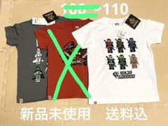 【しまじろう様専用】新品未使用UNIQLOレゴニンジャゴー110半袖Tシャツ2枚のサムネイル