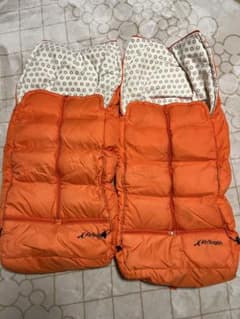 4 월 9 일까지 에어 버기 다운 풋 머프 오렌지 2 개 쌍둥이 세탁 완료