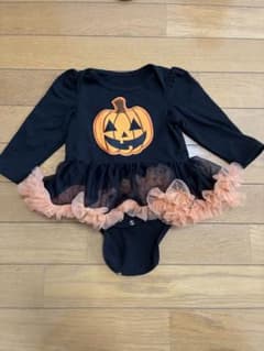ハロウィン ベビー ロンパース パンプキン チュール 66のサムネイル