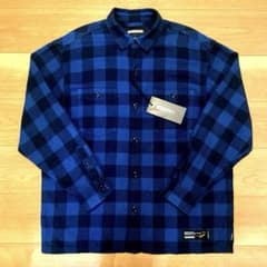 超希少品！NEIGHBORHOOD GARMENT DYED CHECK ブルー - メルカリ
