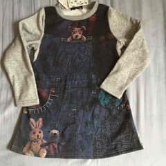 タグ付き新品スウェットワンピ❤︎ 120のサムネイル