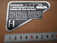 HONDA F1 スッテカーのサムネイル