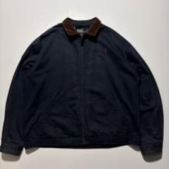 90s Ralph Lauren 襟コーズ スウィングトップ ネイビー L - メルカリ