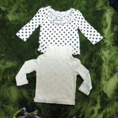 500円　　baby gap  トップス80　　2枚セットのサムネイル
