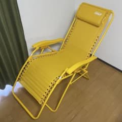 Coleman インフィニティチェア イエロー - メルカリ