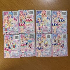 アイカツ ピンクハート ブルーハート 8枚セットのサムネイル