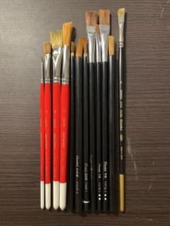 水彩 絵筆12本 まとめ売りのサムネイル