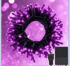LEDイルミネーションライト 200球 15m 8パターン　ピンクのサムネイル