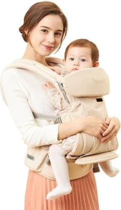 Bebefit 多機能　抱っこ紐 ヒップシート　グレーのサムネイル