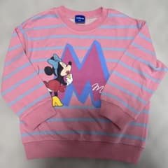 バースデイ Disney ミニーマウス ボーダー トレーナー 100cmのサムネイル