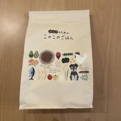 シニアのためのこのこのごはん ドッグフード 1kgのサムネイル