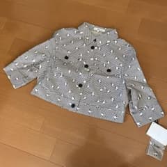 Rene ルネ ストライプ柄 フランス製　長袖シャツ 38 Rene ルネ ストライプ柄 フランス製 長袖シャツ 38 - メルカリ