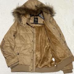 カールカナイ karl kani ボア パーカー 極暖 ベージュ　2way XL カールカナイ karl kani ボア パーカー 極暖 ベージュ 2way XL - メルカリ