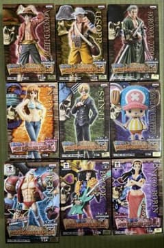 ワンピース THE GRANDLINE 麦わらの一味 9体セット　おまけ付き ワンピース DXフィギュア THE GRANDLINE 9体セット - メルカリ