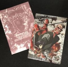 ビジュアルアートブロマイド Vol.4 進撃の巨人 ミカサ 超大型巨人のサムネイル