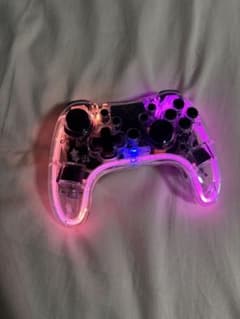 LED発光 クリア ゲームコントローラー 本体のサムネイル
