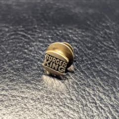BURGER KING バーガーキング ハンバーガー ピンバッジ ロゴ - メルカリ