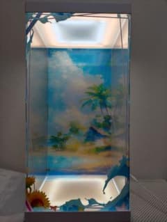 「ソダチトイズ ライザ 1/4 専用展示ケース イラスト 上下LED照明付き」のサムネイル