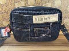 デニムリメイクショルダーバッグ ハンドメイド - メルカリ