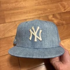 New Era ニューヨークヤンキース デニムキャップのサムネイル
