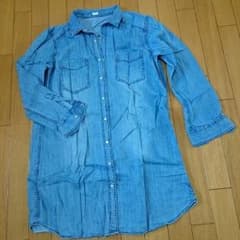 ☆デニム ワンピース  シャツ☆のサムネイル