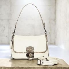 COACH ソフト タビー スネークスキン ショルダーバッグのサムネイル