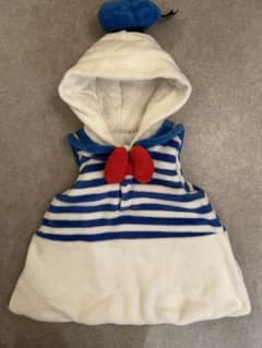 【激かわ】ドナルドダック♪ふわふわコスチューム♪ベビー⭐︎95cm⭐︎美品♪のサムネイル