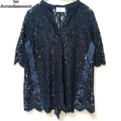 1er Arrondissement アロンディスモン レースブラウス ブラック - メルカリ