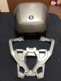 BMW 2019 G310 Genuine Top Case and Rear Carrier Set (Removed from original part)