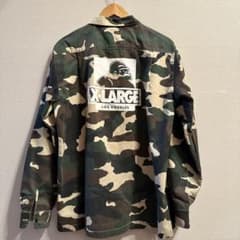 XLARGE エクストララージ 迷彩柄 ミリタリー シャツジャケット XL 