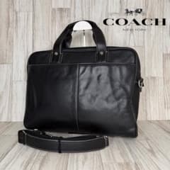 75 COACH コーチビジネスバッグ 2WAY ハンドバッグ ショルダーバッグ