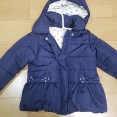 値下げ☆美品　ダウンコート　130のサムネイル