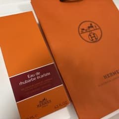 ショッパーリボン付HERMES エルメス シャワージェル ルバーブ エカルラットのサムネイル