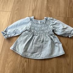 tete a tete デニム ブラウス シャーリングのサムネイル
