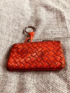 BOTTEGA VENETA】ボッテガ キーケース・キーポーチ オレンジ - メルカリ