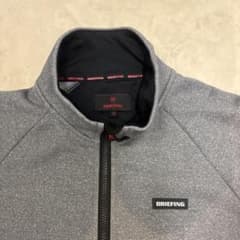 BRIEFING 中フリースジャケット グレーMサイズのサムネイル