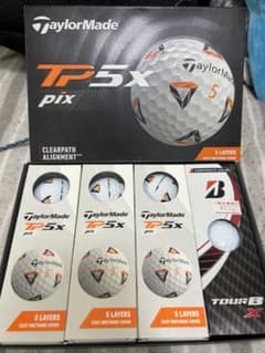 テーラーメイド TP5x pix ゴルフボール 5ピース ホワイトのサムネイル