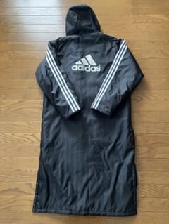 adidas ベンチコート ブラック フード付きのサムネイル