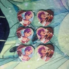 あんさんぶるスターズ ハート缶バッジ バレンタイン 乙狩アドニス